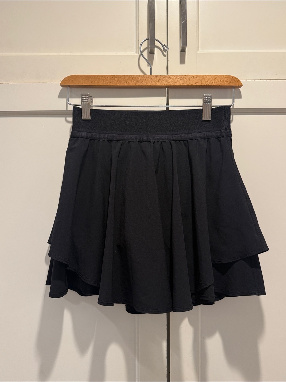 Lululemon Black Layered Tennis Skirt